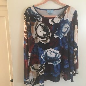 CeCe Peplum Top Large